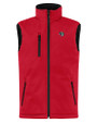 Gwinnett Stripers Clique Equinox Insulated Mens Softshell Vest Red Mannequin
