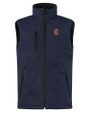 Greenville Drive Clique Equinox Insulated Mens Softshell Vest Dark Navy Mannequin