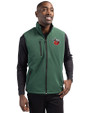 Fort Wayne TinCaps Clique Equinox Insulated Mens Softshell Vest Bottle Green Front