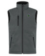 Hillsboro Hops Clique Equinox Insulated Softshell Mens Full Zip Vest Pure Slate Mannequin