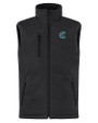 Charlotte Knights Clique Equinox Insulated Mens Softshell Vest Black Mannequin