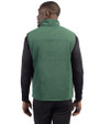 Dayton Dragons Clique Equinox Insulated Mens Softshell Vest Bottle Green Back