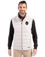 Hillsboro Hops Cutter & Buck Evoke Hybrid Softshell Recycled Mens Full Zip Vest CONCRETE Front