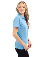 Frisco RoughRiders Clique Ice Pique Womens Tech Polo Light Blue Side