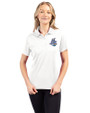 Hartford Yard Goats Clique Ice Pique Womens Tech Polo White Front