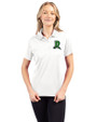 Dayton Dragons Clique Ice Pique Womens Tech Polo White Front