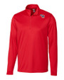 Iowa Cubs Clique Spin Eco Performance Half Zip Mens Pullover Red Mannequin