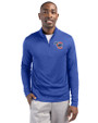 Iowa Cubs Clique Spin Eco Performance Half Zip Mens Pullover Tour Blue Front
