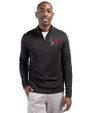 Buffalo Bisons Clique Spin Eco Performance Half Zip Mens Pullover Black Front