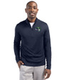Gwinnett Stripers Clique Spin Eco Performance Half Zip Mens Pullover Dark Navy Front