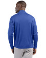Durham Bulls Clique Spin Eco Performance Half Zip Mens Pullover Tour Blue Back