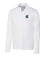 Charlotte Knights Clique Spin Eco Performance Half Zip Mens Pullover White Mannequin