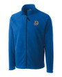 Durham Bulls Clique Summit Performance Fleece Full Zip Mens Jacket Royal Blue Mannequin
