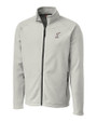 Albuquerque Isotopes Clique Summit Performance Fleece Full Zip Mens Jacket Silver Mannequin