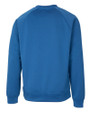 Durham Bulls Clique Lift Eco Performance Unisex Crewneck Sweatshirt Royal Blue Mannequin Back