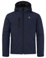Gwinnett Stripers Clique Equinox Insulated Mens Softshell Jacket Dark Navy Mannequin