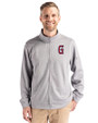 Greenville Drive Clique Lift Eco Performance Full Zip Unisex Jacket Grey Melange Front