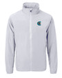 Charlotte Knights Cutter & Buck Charter Eco Knit Recycled Big & Tall Full-Zip Jacket POL_MANN_HG 1