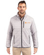 Tennessee Volunteers Alumni Cutter & Buck Rainier PrimaLoft®  Mens Big and Tall Eco Insulated Puffer Jacket Polished Medium Gray Front