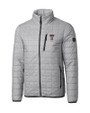Texas Tech Red Raiders Alumni Cutter & Buck Rainier PrimaLoft®  Mens Big and Tall Eco Insulated Puffer Jacket Polished Medium Gray Mannequin
