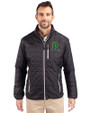 Dayton Dragons Cutter & Buck Rainier PrimaLoft®  Mens Big and Tall Eco Insulated Puffer Jacket Black Front