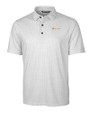 Tennessee Volunteers Alumni Cutter & Buck Pike Double Dot Print Stretch Mens Big and Tall Polo Charcoal Mannequin
