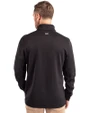 Durham Bulls Cutter & Buck Traverse Stretch Eco Quarter Zip Mens Big and Tall Pullover Black Back
