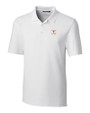 Texas Longhorns Alumni Cutter & Buck Forge Stretch Mens Big and Tall Polo White Mannequin