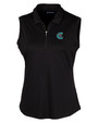 Charlotte Knights Cutter & Buck Forge Stretch Womens Sleeveless Polo CDR_MANN_HG 1
