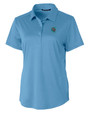 Charlotte Knights Cutter & Buck Prospect Textured Stretch Womens Short Sleeve Polo ALS_MANN_HG 1