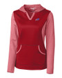 Buffalo Bills Cutter & Buck Womens Tackle Hoodie Cardinal Red Mannequin