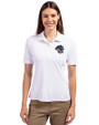 Binghamton Rumble Ponies Cutter & Buck Virtue Eco Pique Recycled Womens Polo White Front