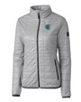 Charlotte Knights Cutter & Buck Rainier PrimaLoft®  Womens Eco Insulated Full Zip Puffer Jacket POL_MANN_HG 1
