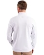 Akron RubberDucks Cutter & Buck Traverse Stretch Eco Quarter Zip Mens Pullover White Back