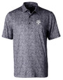 Texas A&M Aggies Alumni Cutter & Buck Pike Constellation Print Stretch Mens Polo Black Mannequin