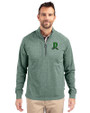 Dayton Dragons Cutter & Buck Adapt Eco Knit Heather Mens Quarter Zip Pullover Hunter Heather Front