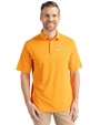 Tennessee Volunteers Alumni Cutter & Buck Virtue Eco Pique Recycled Mens Polo Orange Burst Front
