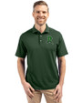 Dayton Dragons Cutter & Buck Virtue Recycled Featherlight Pique Mens Polo Hunter Green Front