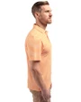 Tennessee Volunteers Alumni Cutter & Buck Virtue Eco Pique Stripe Recycled Mens Polo Orange Burst Side