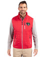 Gwinnett Stripers Cutter & Buck Rainier PrimaLoft® Mens Eco Insulated Full Zip Puffer Vest Red Front
