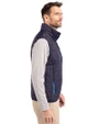 Durham Bulls Cutter & Buck Rainier PrimaLoft® Mens Eco Insulated Full Zip Puffer Vest Dark Navy Side