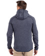 Gwinnett Stripers Cutter & Buck Mainsail Full Zip Hooded Mens Jacket Liberty Navy Heather Back