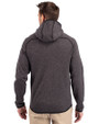 Frisco RoughRiders Cutter & Buck Mainsail Full Zip Hooded Mens Jacket Charcoal Heather Back