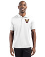 El Paso Chihuahuas Clique Ice Pique Mens Short Sleeve Tech Polo White Front