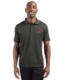 Memphis Redbirds Clique Ice Pique Mens Short Sleeve Tech Polo Titan Front
