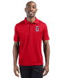Greenville Drive Clique Ice Pique Mens Short Sleeve Tech Polo Red Front