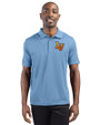 Las Vegas Aviators Clique Ice Pique Mens Short Sleeve Tech Polo Light Blue Front
