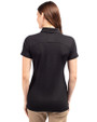Fresno Grizzlies Cutter & Buck Advantage Eco Tri-Blend Pique Womens Polo Black Back
