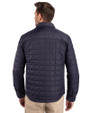 Frisco RoughRiders Cutter & Buck Rainier PrimaLoft® Mens Eco Insulated Quilted Shirt Jacket Dark Navy Back