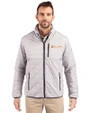 Tennessee Volunteers Alumni Cutter & Buck Rainier PrimaLoft® Mens Eco Insulated Full Zip Puffer Jacket Polished Medium Gray Front